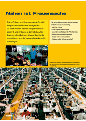 Erster Aussteller der Schulausstellung TrikotTausch von Vamos e.V.
