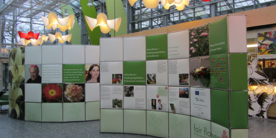 Fair Flowers Ausstellung wird im Herbst dreimal in der Region Münster gezeigt.
