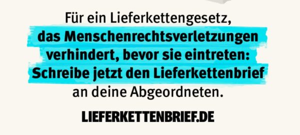Lieferkettenbrief