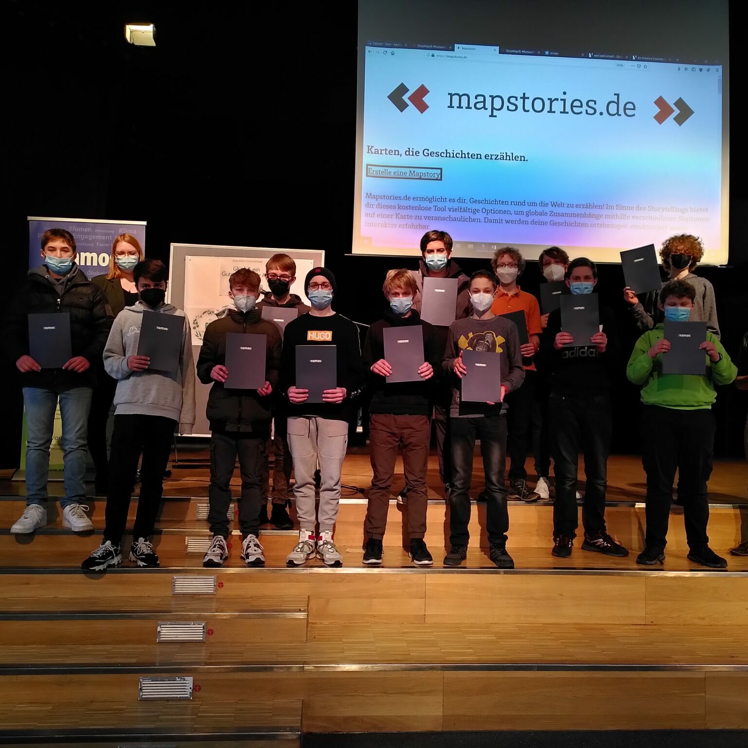 Zertifikatsverleihung für Mapstories