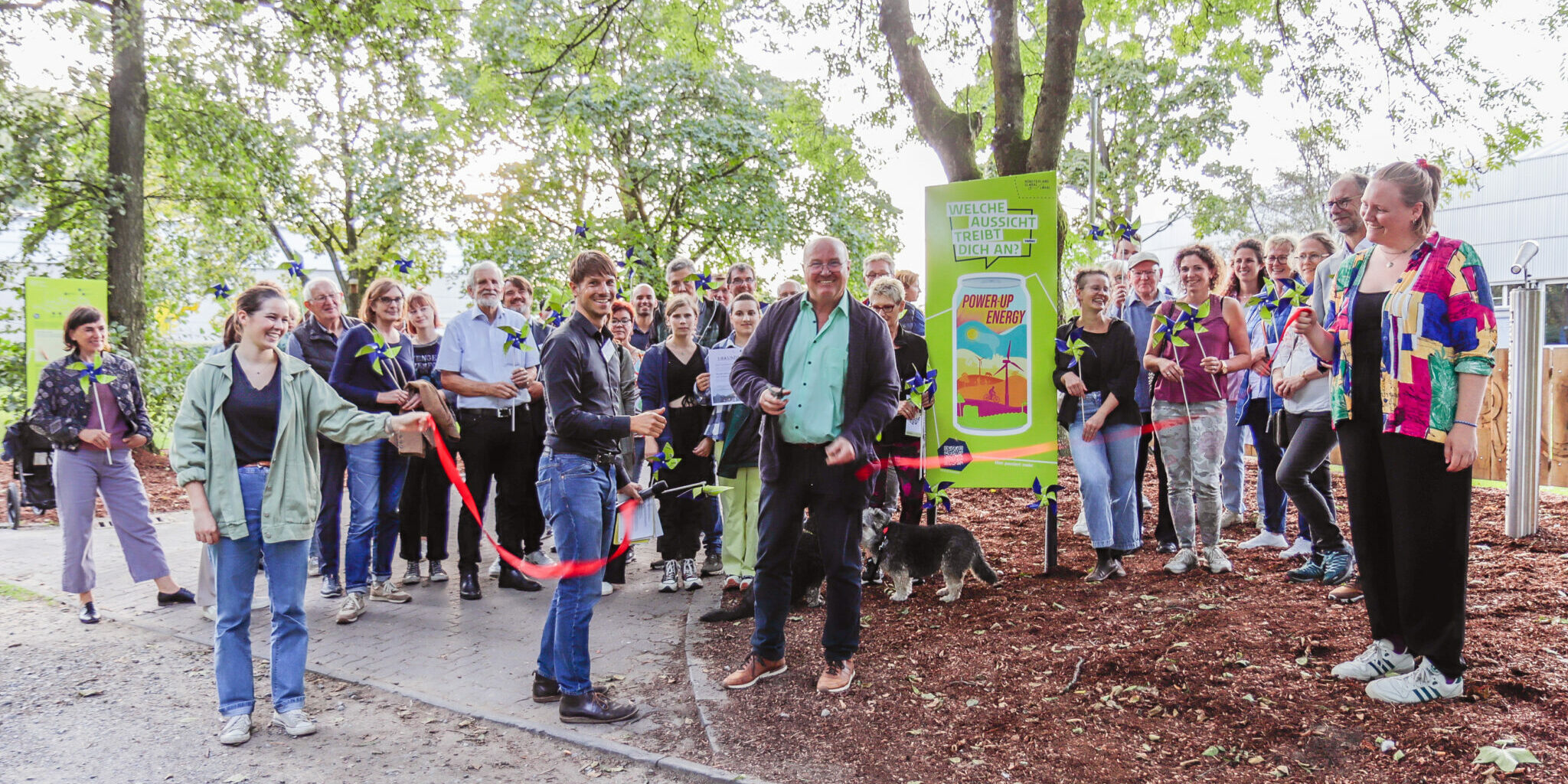 Eröffnung der Mitmachstation "Welche Aussicht treibt dich an?