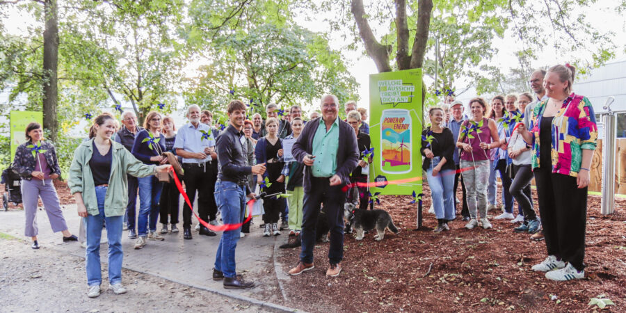 Eröffnung der Mitmachstation "Welche Aussicht treibt dich an?