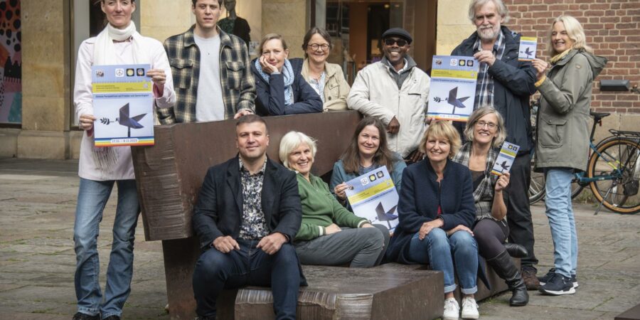 Die Organisatorinnen und Organisatoren der diesjährigen Veranstaltungsreihe des Beirates für kommunale Entwicklungszusammenarbeit der Stadt Münster freuen sich auf ein Programm unter dem Leitthema "Globale Perspektiven auf Frieden und Gerechtigkeit"