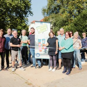 Gruppenbild Eröffnung Billerbeck Mitmachstation