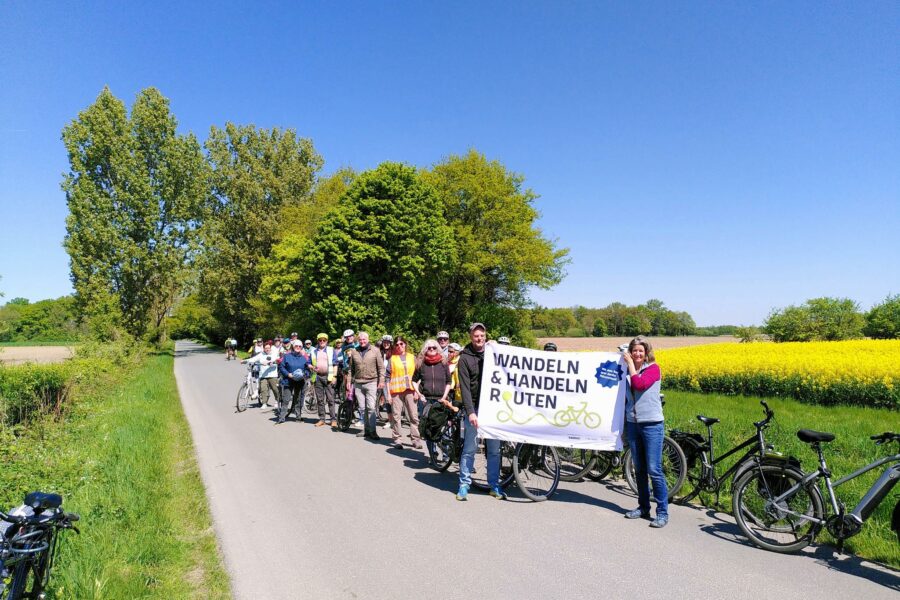 Auftakt Wandeln und Handeln Radrouten