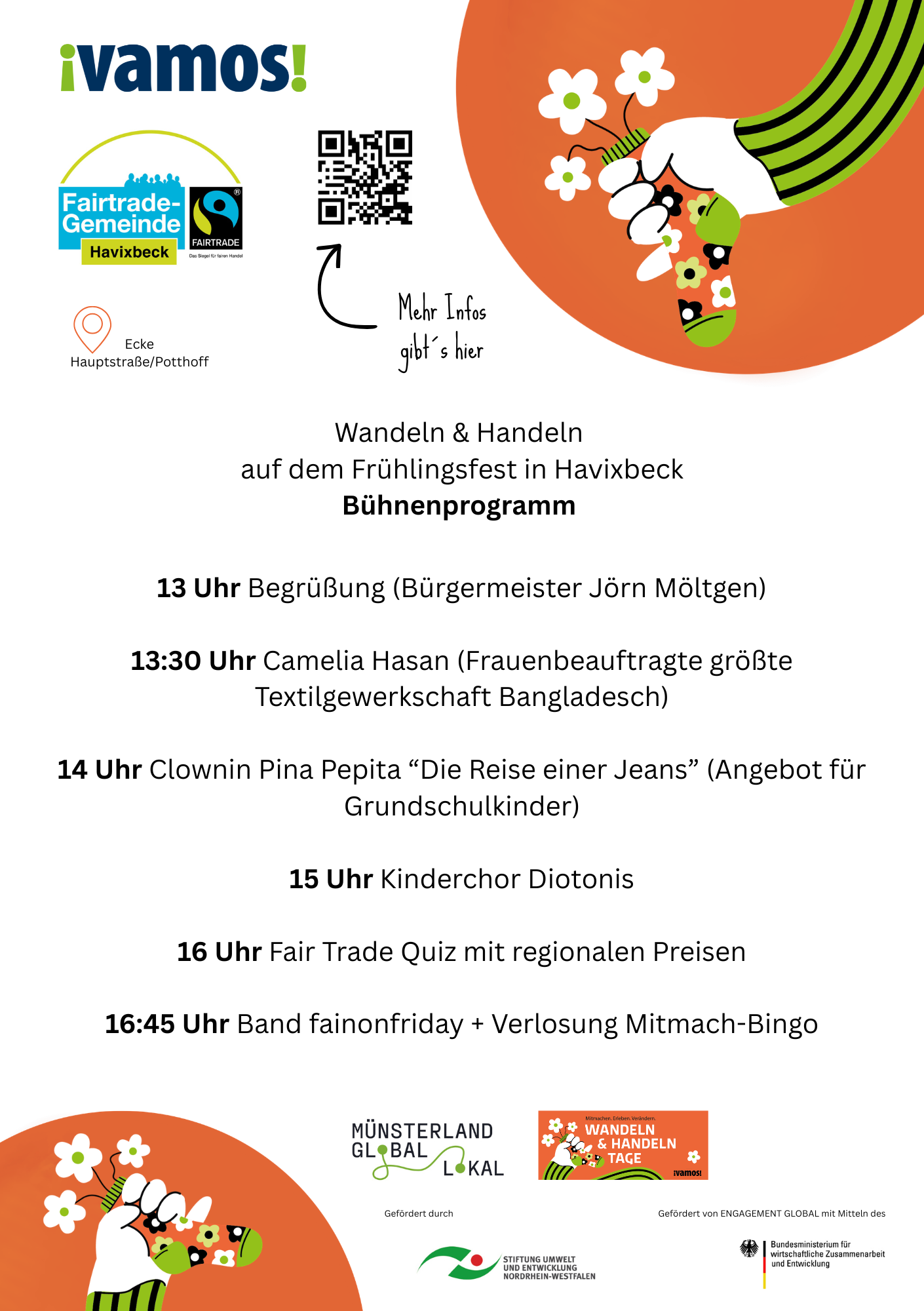 Bühnenprogramm Frühlingsfest Havixbeck